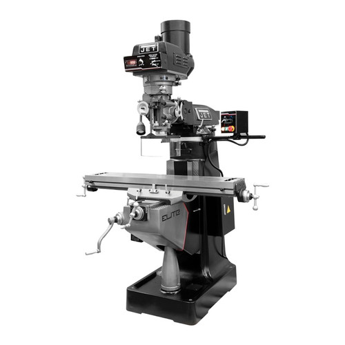 JET 894356 EVS-949 Mill with 2-Axis DP700 DRO and X, Y, Z-Axis JET Powerfeeds
