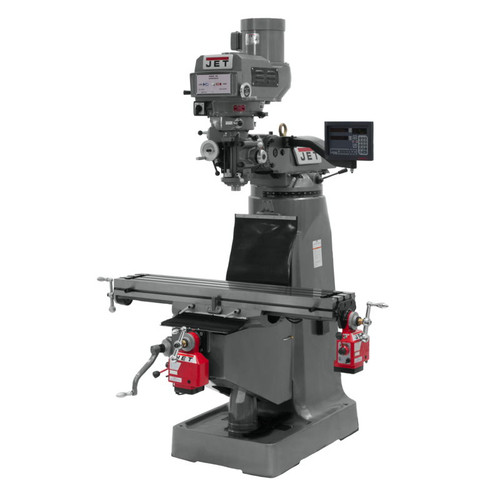 JET 691201 JTM-4VS Mill with DP700 DRO with x and Y-Axis Powerfeeds