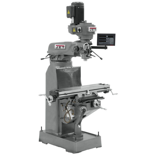 JET 691186 JVM-836-3 Mill 3-Axis DP700 DRO x & Y-Axis Powerfeeds