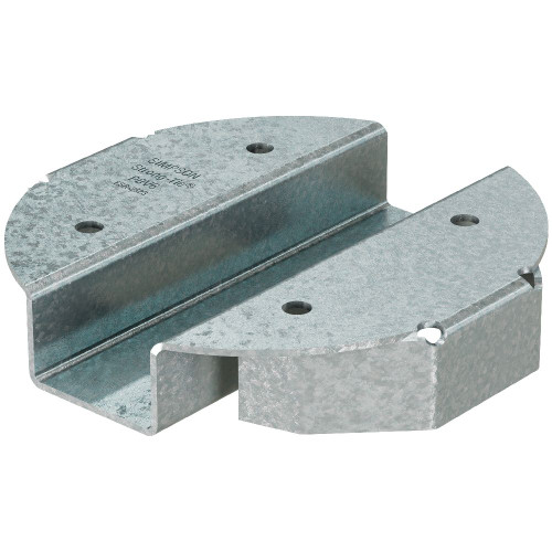 Simpson Strong-Tie PBV6 - 6" Hidden Standoff Post Base, Galvanized