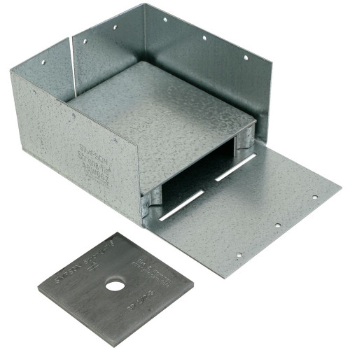 Simpson Strong-Tie ABW66Z - ZMAX Galvanized Adjustable Standoff Post Base for 6x6
