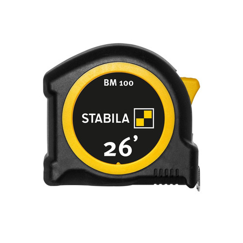 STABILA 30726 - BM100 - 26ft Heavy Duty Tape Measure