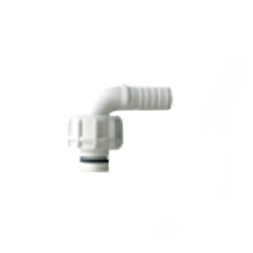GRACO 127823 - White Elbow Fitting, 1" BSP x 3/4" Hose Barb, 200 PSI