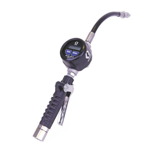 GRACO 25C912 - EM8 Electronic Manual Oil/Antifreeze Meter - Flexible Extension - 1/2" Inlet - BSPT