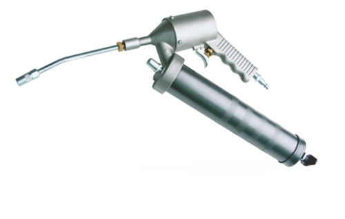 GRACO 112196 – Pneumatic Pistol-Style Grease Gun with Rigid Extension & Hydraulic Coupler, 1/4" NPT, 6000 PSI