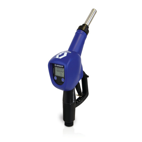 GRACO 127650 – LD Automatic DEF Nozzle with Built-In Electronic Turbine Meter & Stainless Steel Breakaway Spout