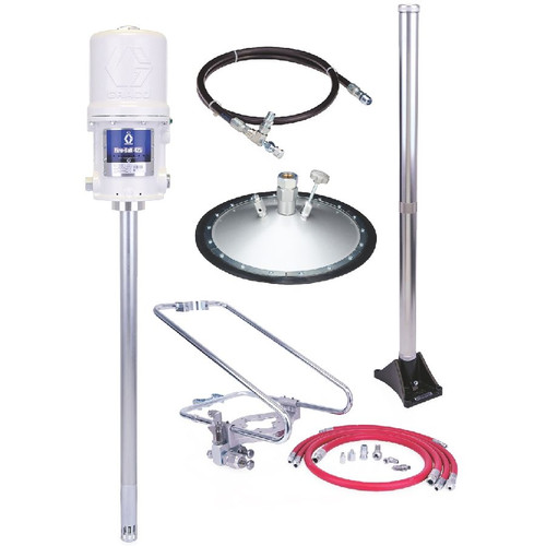GRACO 226018 - Fire-Ball 425 Series 50:1 400 lb. Grease Pump Stationary Supply Topper-Inductor Package, 4000 PSI
