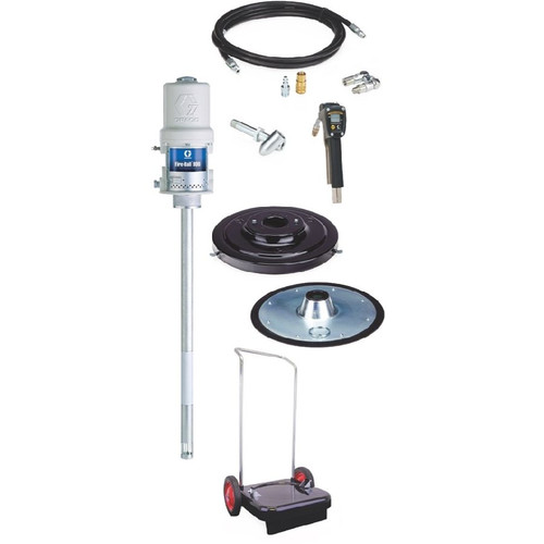 GRACO 240881 - Fire-Ball 300 Series 50:1 120 lb. Grease Pump Portable CE Package w/ 2-Wheel Cart