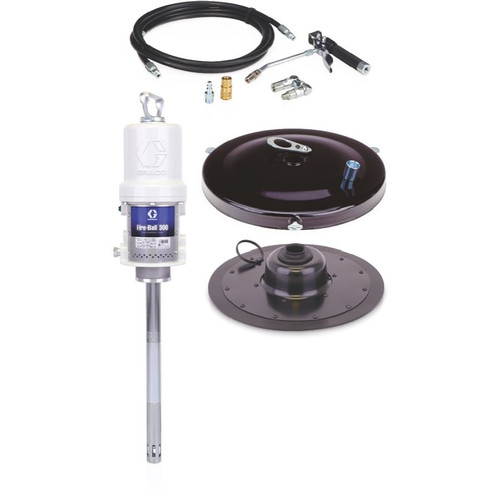 GRACO 240885 - Fire-Ball 300, 50:1 Grease Pump Package, 35-50 lb, Portable Pail Dispenser CE