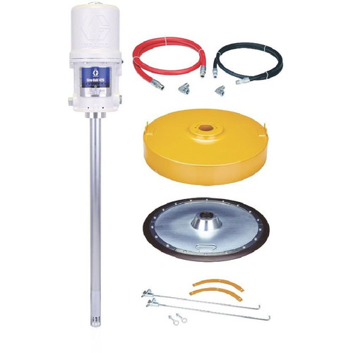 GRACO 243817 - Fire-Ball 425, 75:1 Grease Pump Package, 120 lb, Open-Head Cover-Mounted