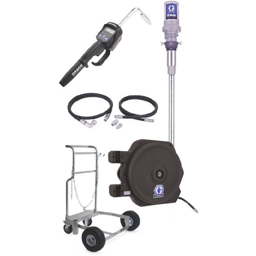 GRACO 24H750 - LD Series 3:1 275 Gal. Tote Mobile Oil Pump Package Manual Meter