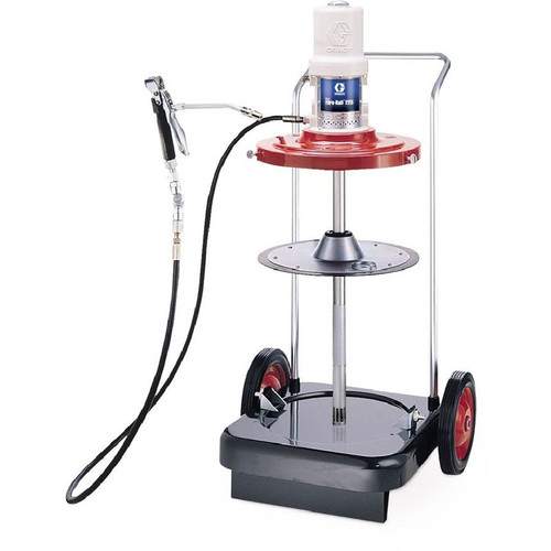 GRACO 246916 – Mini Fire-Ball 225 50:1 Grease Pump, 120 lb (55 kg) Drum, Portable Package w/ 2-Wheel Cart