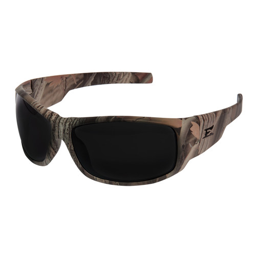 EDGE Eyewear THZ216CF Caraz - Forest Camo Frame, Polarized Smoke Lens Safety Glasses