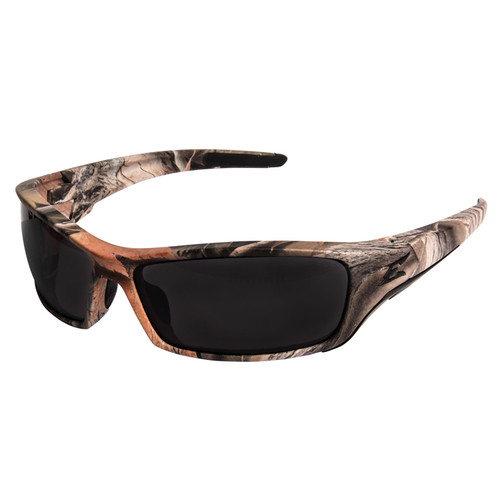 EDGE Eyewear SR116CF Reclus - Forest Camo Frame, Smoke Lens Safety Glasses