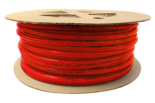 Coilhose Pneumatics PFE42000TR Flexeel Hose, 1/4" x 2000', Without Fittings, Transparent Red