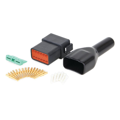 GRACO 132571 - 12-Pin DT Mating Kit for 26A889 Connector Kit, Includes Connector, Crimpable Gold 16-20 AWG-Pins, Sealing Plugs