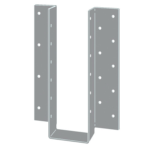 Simpson StrongTie OHU46SDS3 Black Ornamental Joist Hanger for 4x6 w