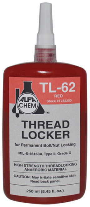 ALFA TL62250 - 250Ml. Tl62 Permanent Thread Locker