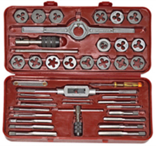 ALFA TDS66045C - 45pc 6mm-24mm Carbon Steeltap/Die Set