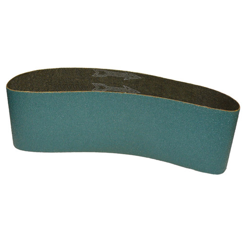 ALFA ABZ413280 - 4" x 132" 80 Grit Zirconia Abrasive Sanding Belt