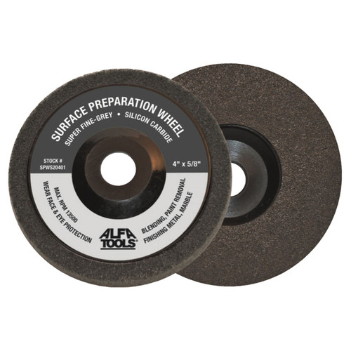 ALFA SPWS20401 - 4" x 5/8" T27 Silicon Carbide Surface Preparation Wheel