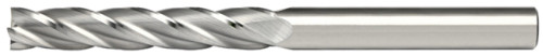 ALFA SCL60666 - 5/8" x 5/8" x 3, 4-Flute Long Solid Carbide End Mill