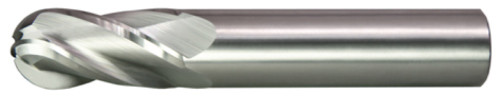 ALFA SCB60677 - 1/2 x 1/28, 4-Flute CC Ball Single End Carbide End Mill