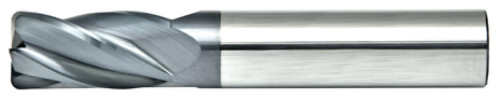 ALFA CRM70629AL - 1/2x 1/2, 4-Flute Corner Radius Single End Altin Carbide Mill