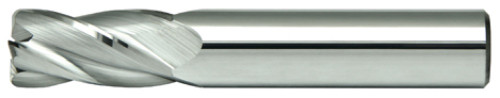 ALFA CRM73031 - 5/8 x 5/8, 4-Flute Corner Radius Single End Carbide End Mill