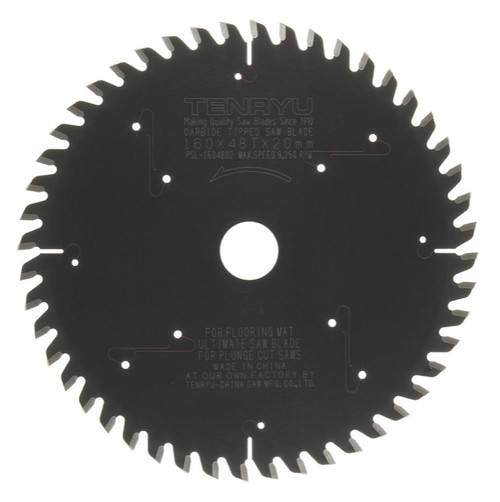 Tenryu PSL-16048D2 160mm Plunge-Cut Saw Blade 48T for FESTOOL TS55