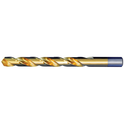 ALFA J150125TN - General Purpose Jobber Length Drill, 7/16", 5-1/2" L, HSS, TiN