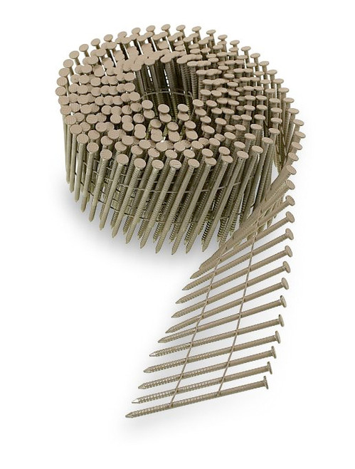Simpson Strong-Tie S13A250CCTBP - 2-1/2" x .092 SS Ring-Shank Coil Siding Nails Tan