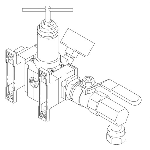 GRACO 238980 - Air Regulator Control Kit, 3/8" NPT, for President & Monark Cart-Mount Airless Pumps