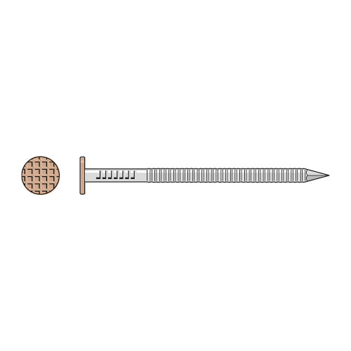 Simpson Strong-Tie S16SNDT1 - 3-1/2" x .120 304SS Siding Nail, Tan 88ct