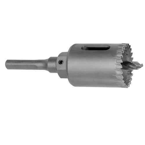 RELTON STHS-52 3-1/4" x 2" Interrupted-Cut Carbide Hole Saw Complete