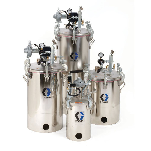 白狼 GRACO 236149 5 Gallon High Pressure (HVLP) Pot, Regulated to 100