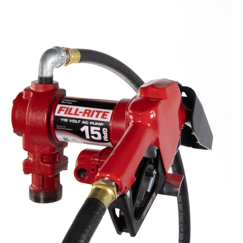 FILL-RITE FR610HA - 115V 15 GPM Fuel Transfer Pump w/ Nozzle