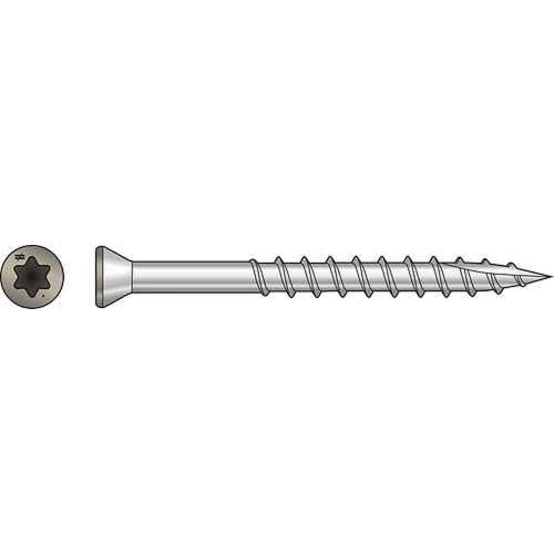 Simpson Strong-Tie T07225FTPGR01 - #7 x 2-1/4" 316SS Trim Screw T15 17Pt 350ct GR01