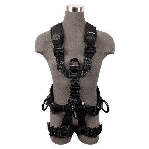 Safewaze FS227 Wind & Tower Harness: 5D, QC Legs