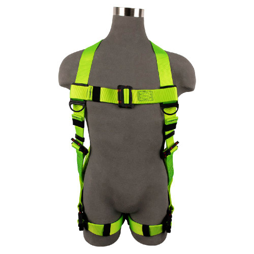 Safewaze SW77225-UT2QCSL Arc Flash Full Body Harness: Soft Loop 1D, DE MB Torso, DE QC  Legs