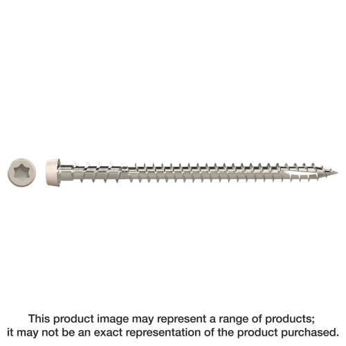 Simpson Strong-Tie DCU234P305GR05 - #10 x 2-3/4" 305SS Hand-Drive Composite Deck Screw Gray05 350ct