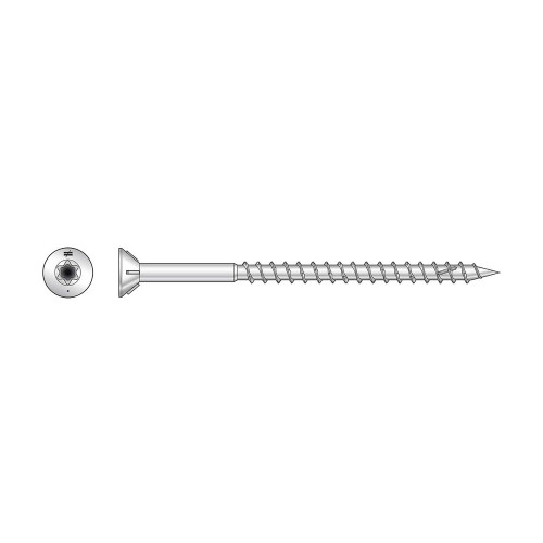 Simpson Strong-Tie T10200WP1 - #10 x 2" 316SS DWP Flat Head Screw 96ct