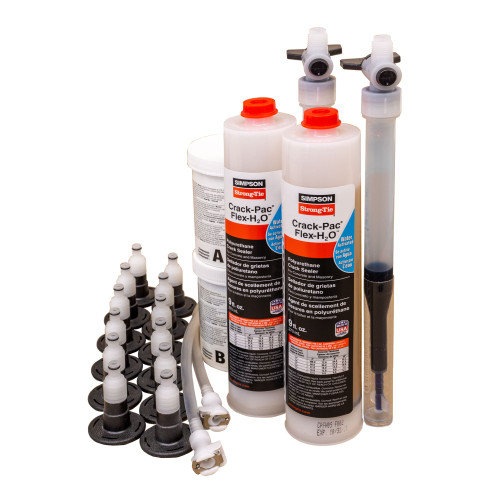 Simpson Strong-Tie CPFH09KT - Crack-Pac FLEX-H2O Polyurethane Crack Repair Sealer Kit