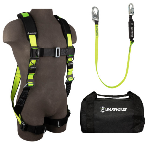 Safewaze FS126-2X PRO Bag Combo: FS280-2X Harness, FS560 Lanyard, FS8150 Bag