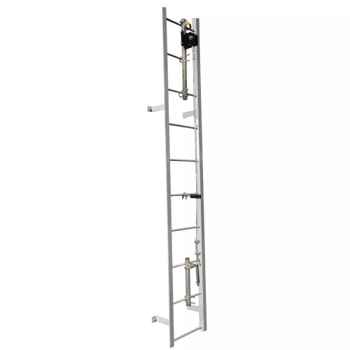 Safewaze 022-12114 SS 50' Ladder Climb System, Complete Kit