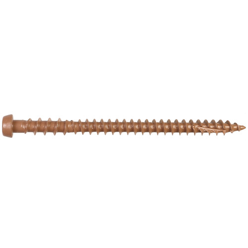 Simpson Strong-Tie DCU234BR05R350 - #10 x 2-3/4" Hand-Drive Composite Deck Screw Brown05 350ct