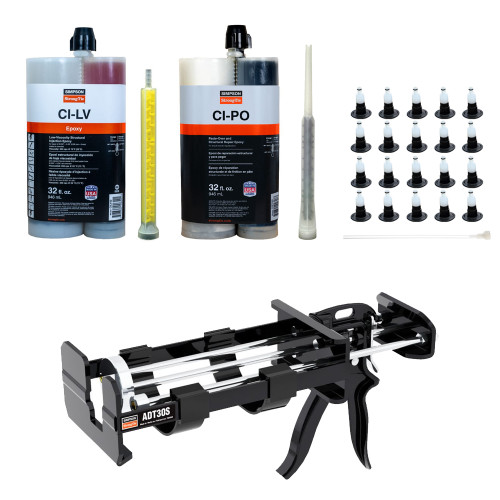 Simpson Strong-Tie CILV32-KIT - Professional Structural Injection Epoxy Kit