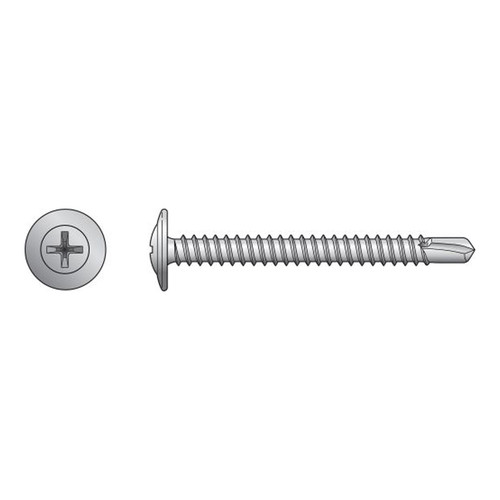 Simpson Strong-Tie F08T056KDM - #8 x 9/16" 410SS Modified Truss Head Self-Drilling Screws 1000ct