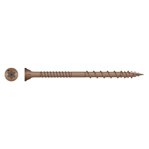 Simpson Strong-Tie DSVR3R350 - #10 x 3" T-25 Red Decking Screw 350ct