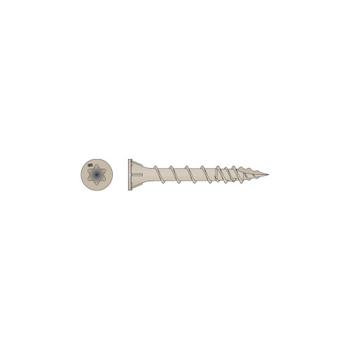 Simpson Strong-Tie DSVT158MB - #8 x 1-5/8" T-25 Tan Decking Screw 1750ct